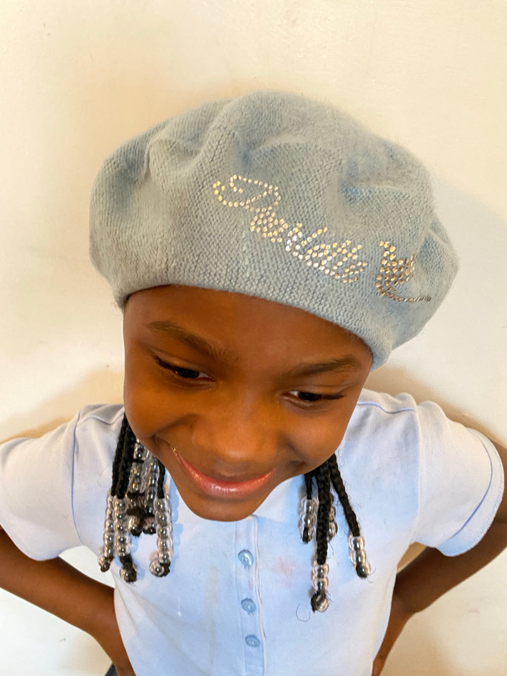 Pearlette  bling beret