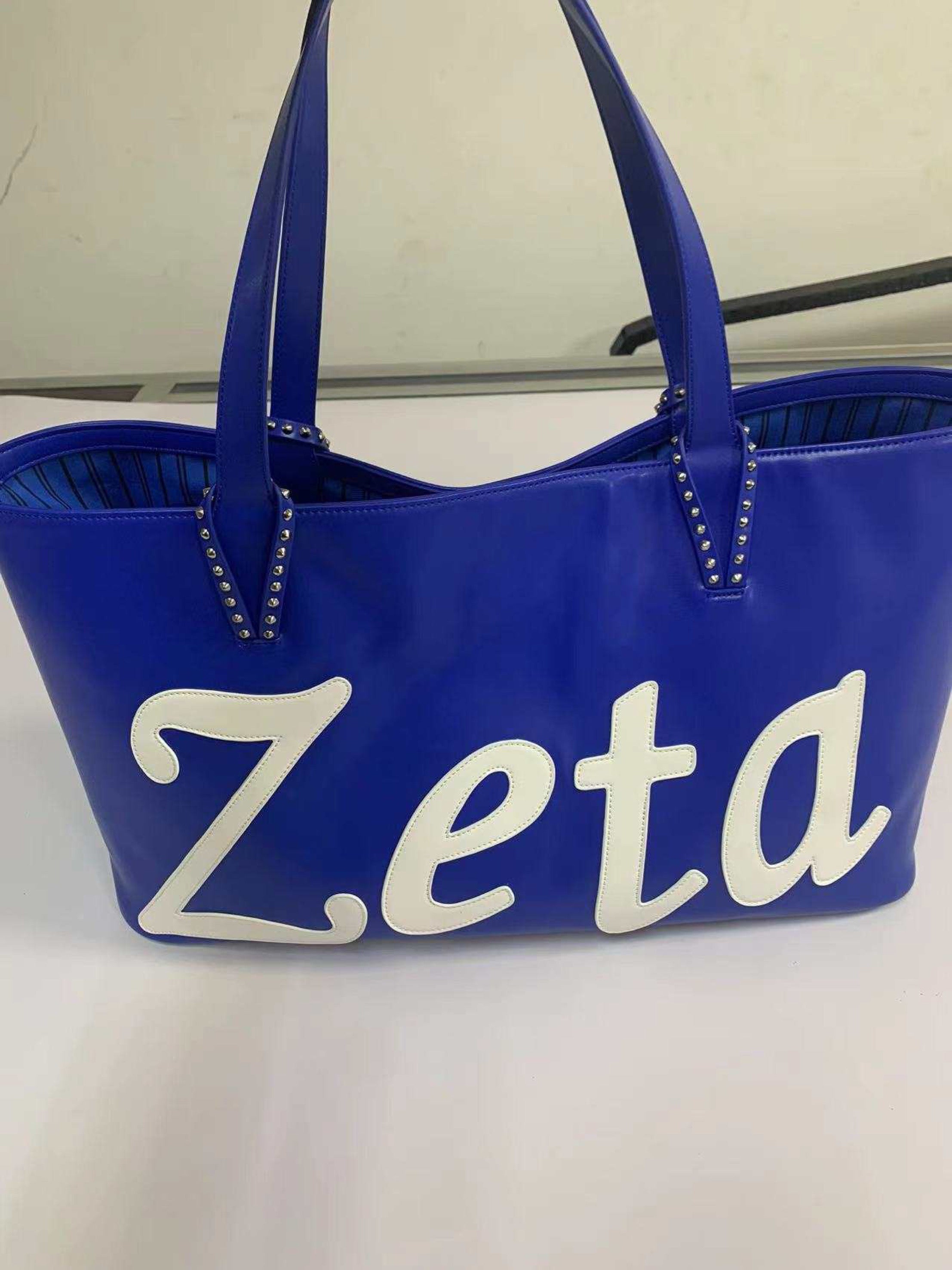 Oversized Zeta tote bag