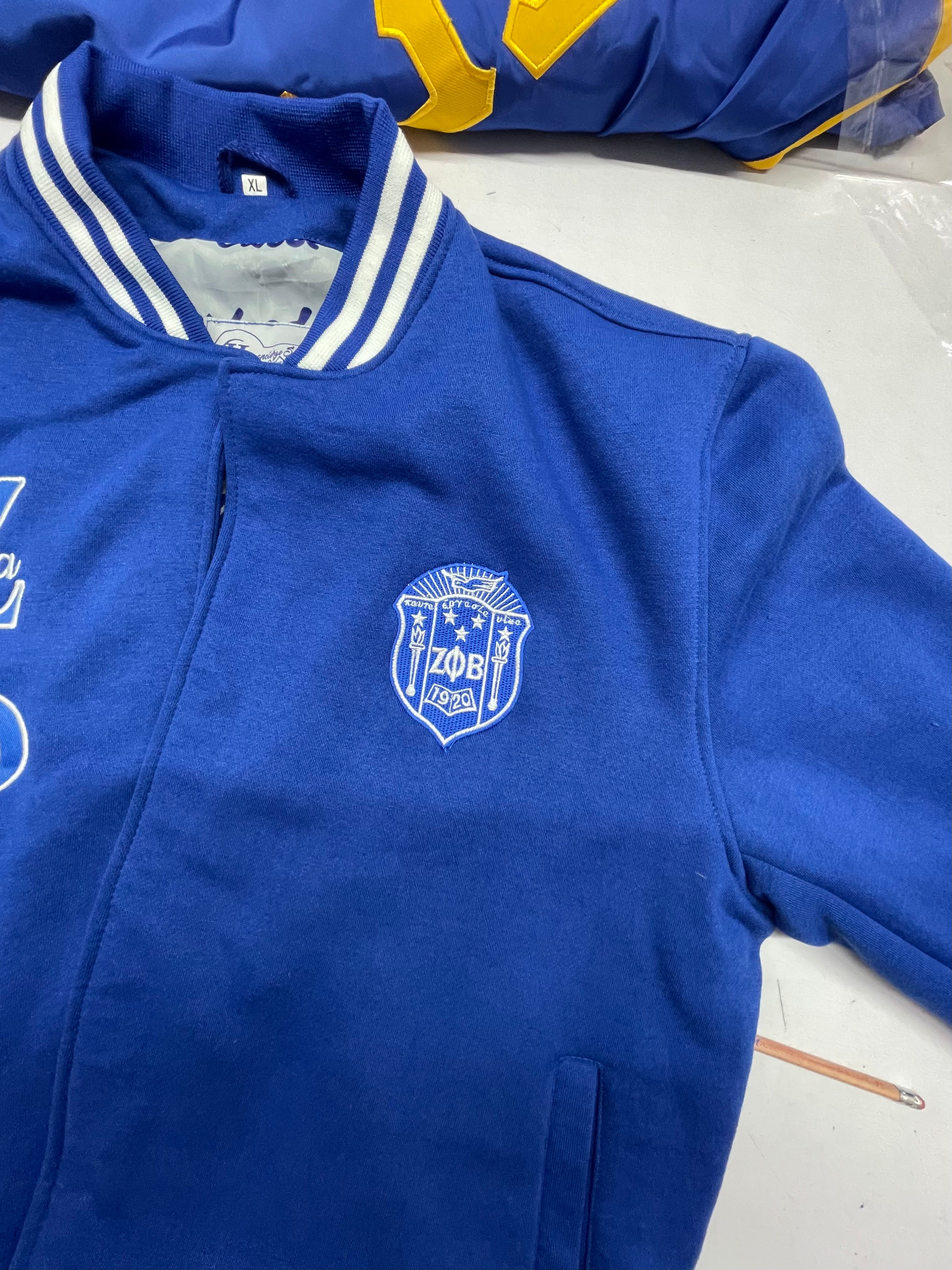 Zeta varsity jackets