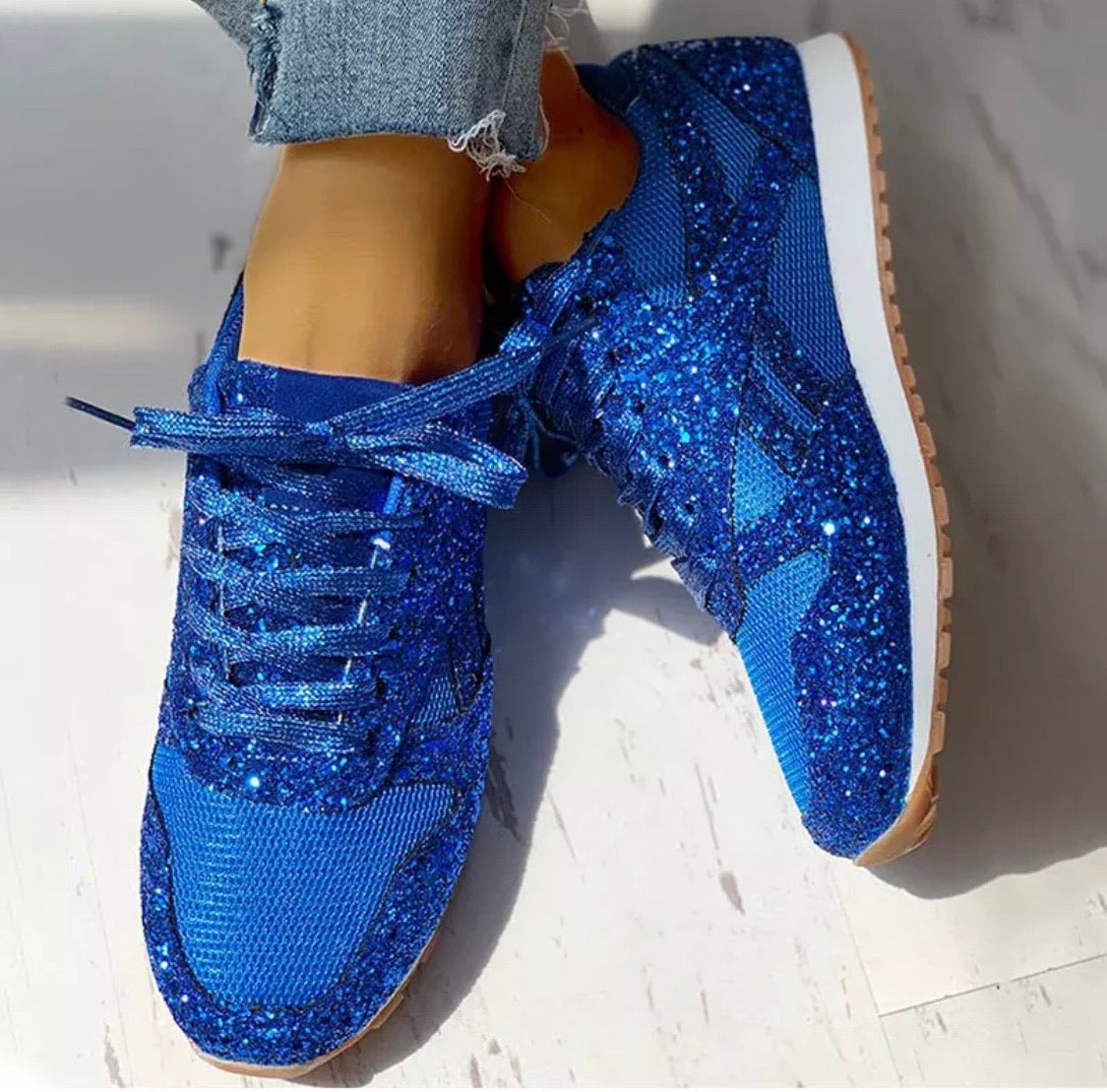 Glitter shoes