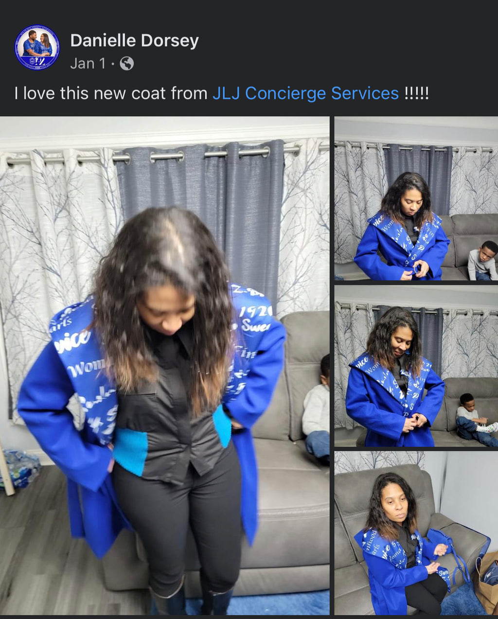 Reversible light weight wool coat with hood