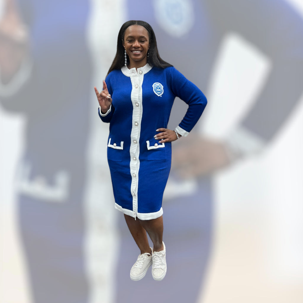 Shield cardigan/dress