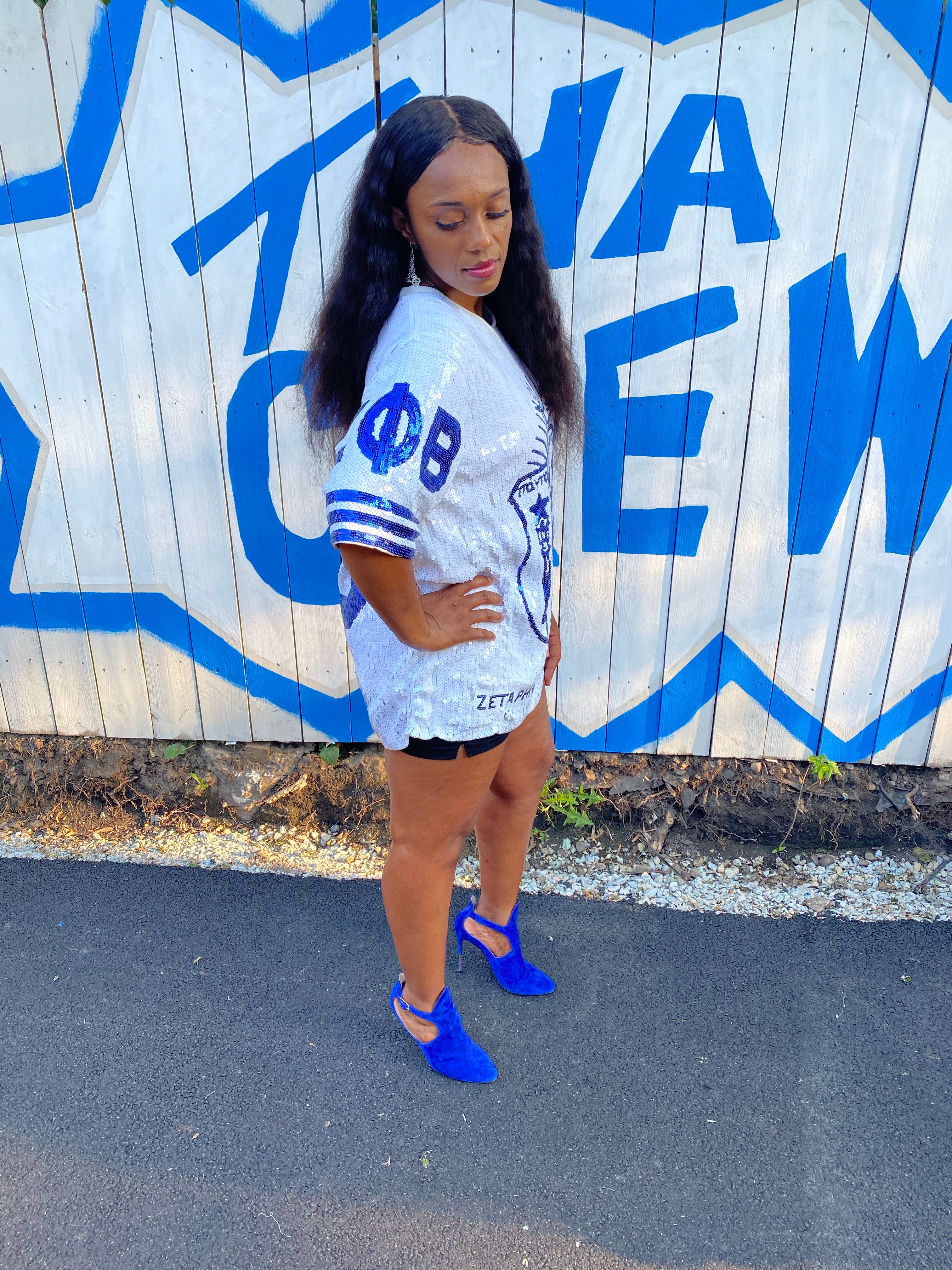 PRE-ORDER Zeta sequin jersey