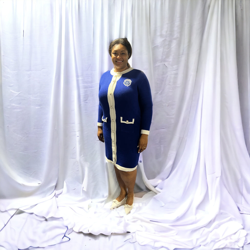 Shield cardigan/dress