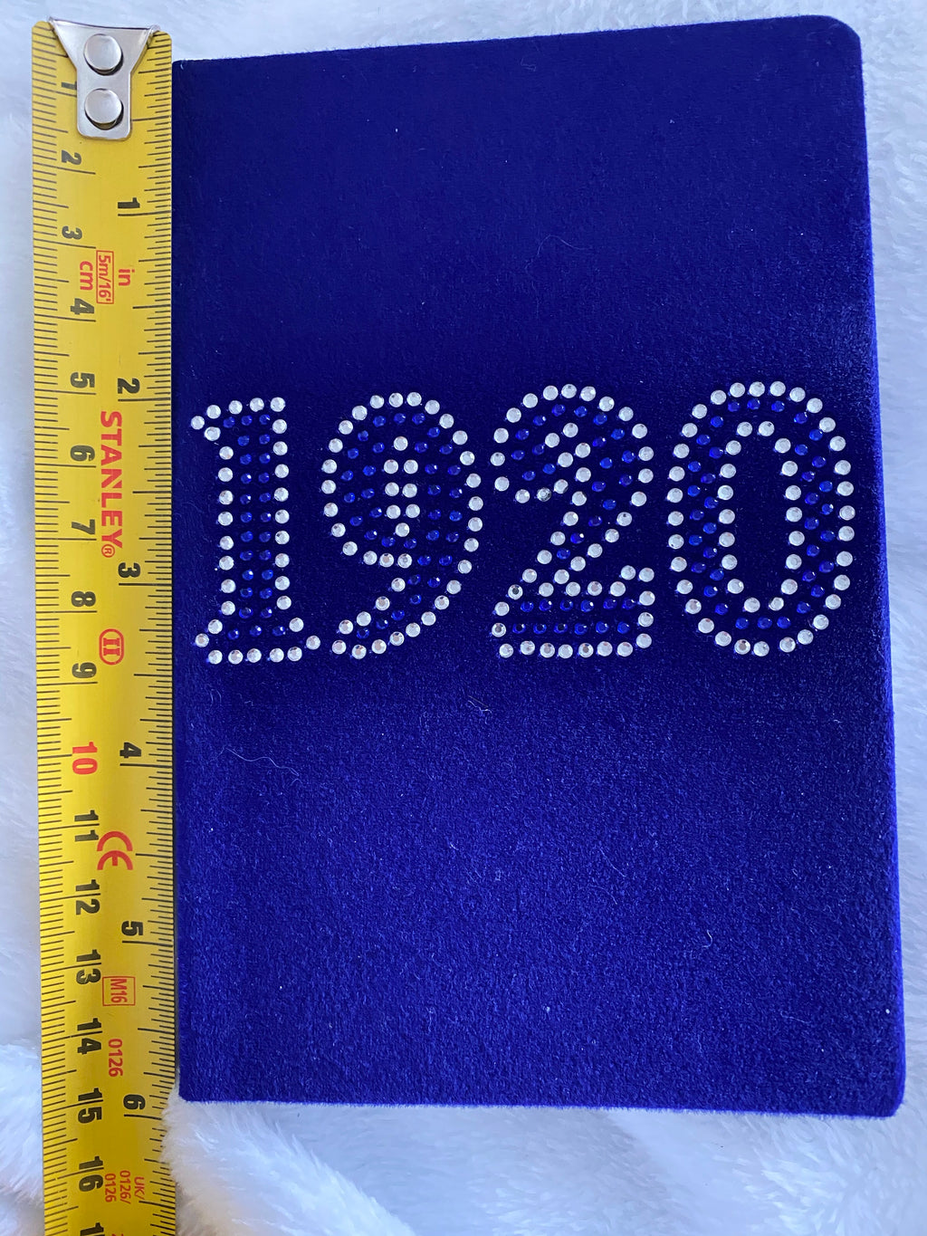 Beautiful velvet bling notebook & ink pen set