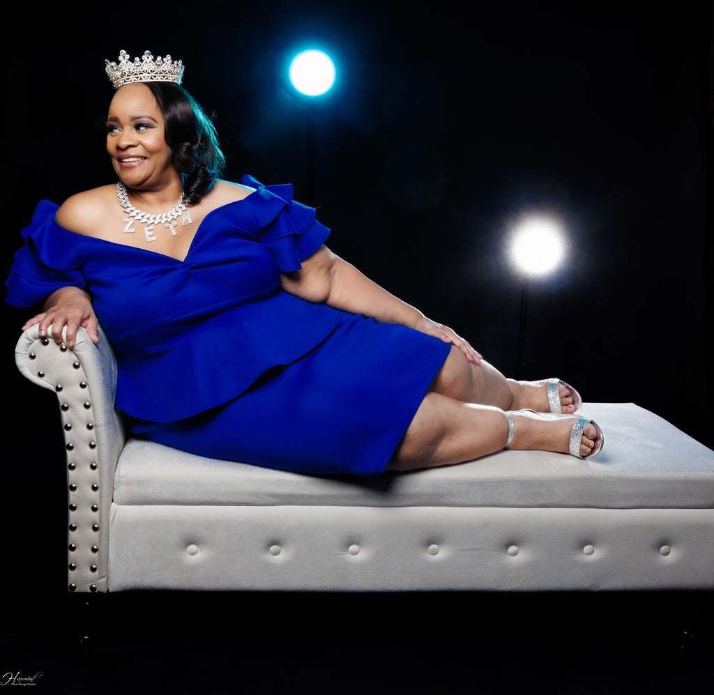 “The Gina” Baguette ZETA choker necklace