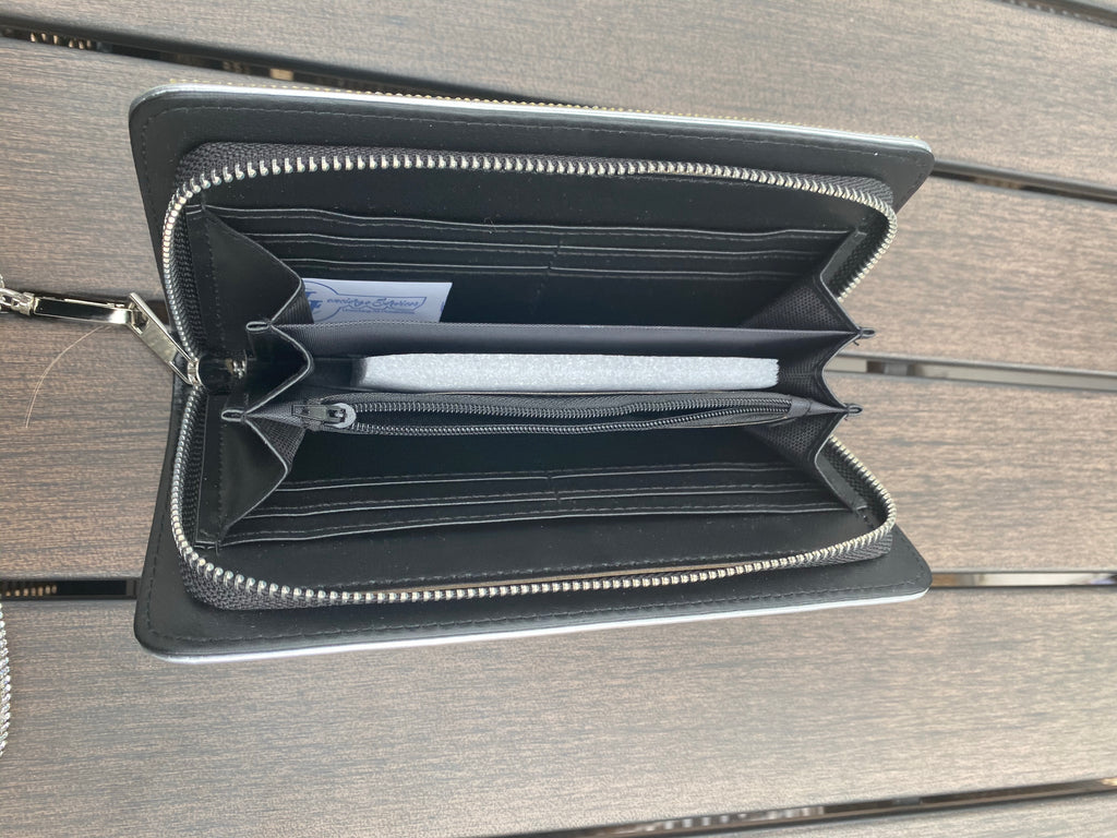 All bling Zeta clutch