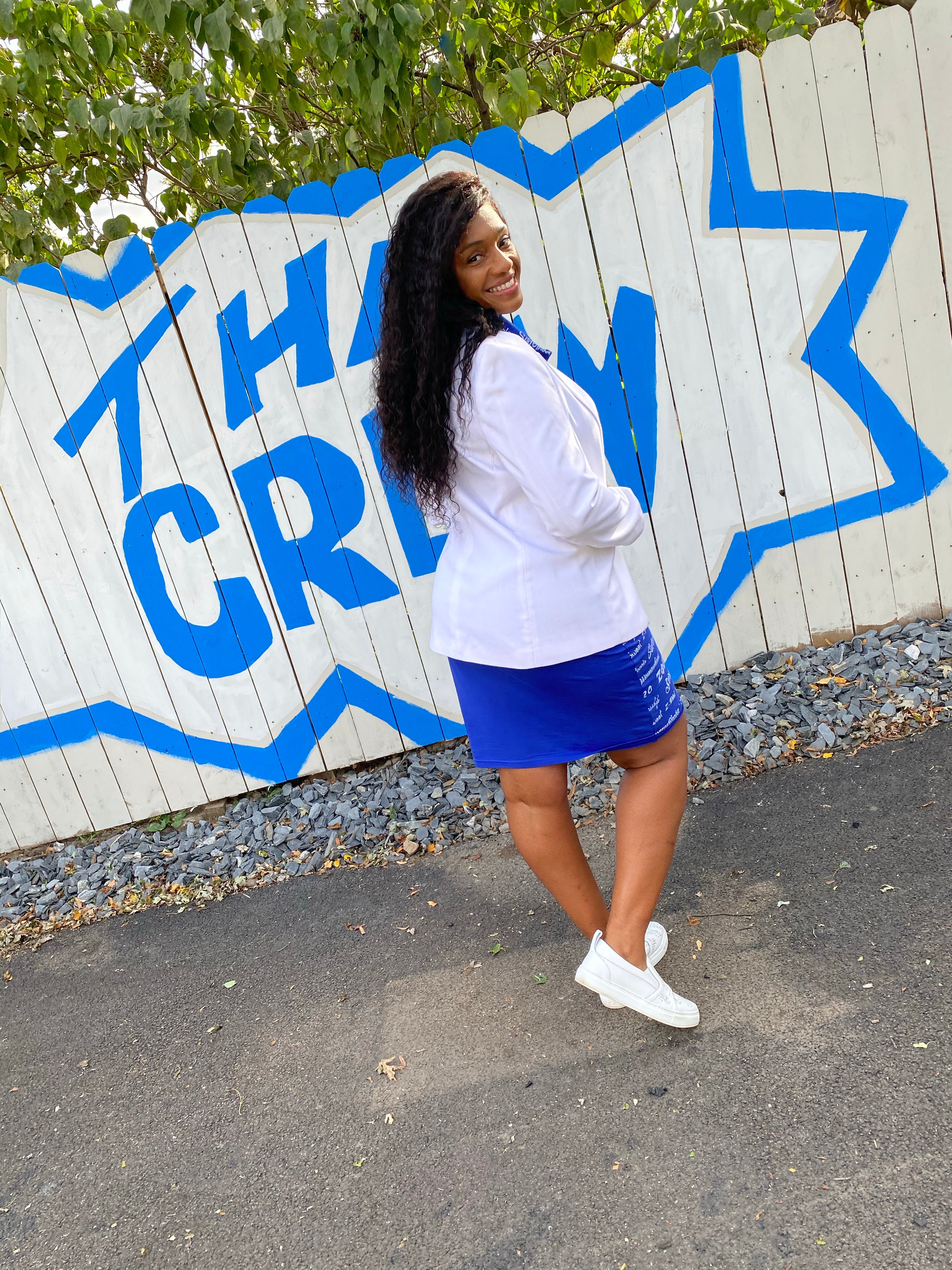 Nationally Approved Zeta word art dress