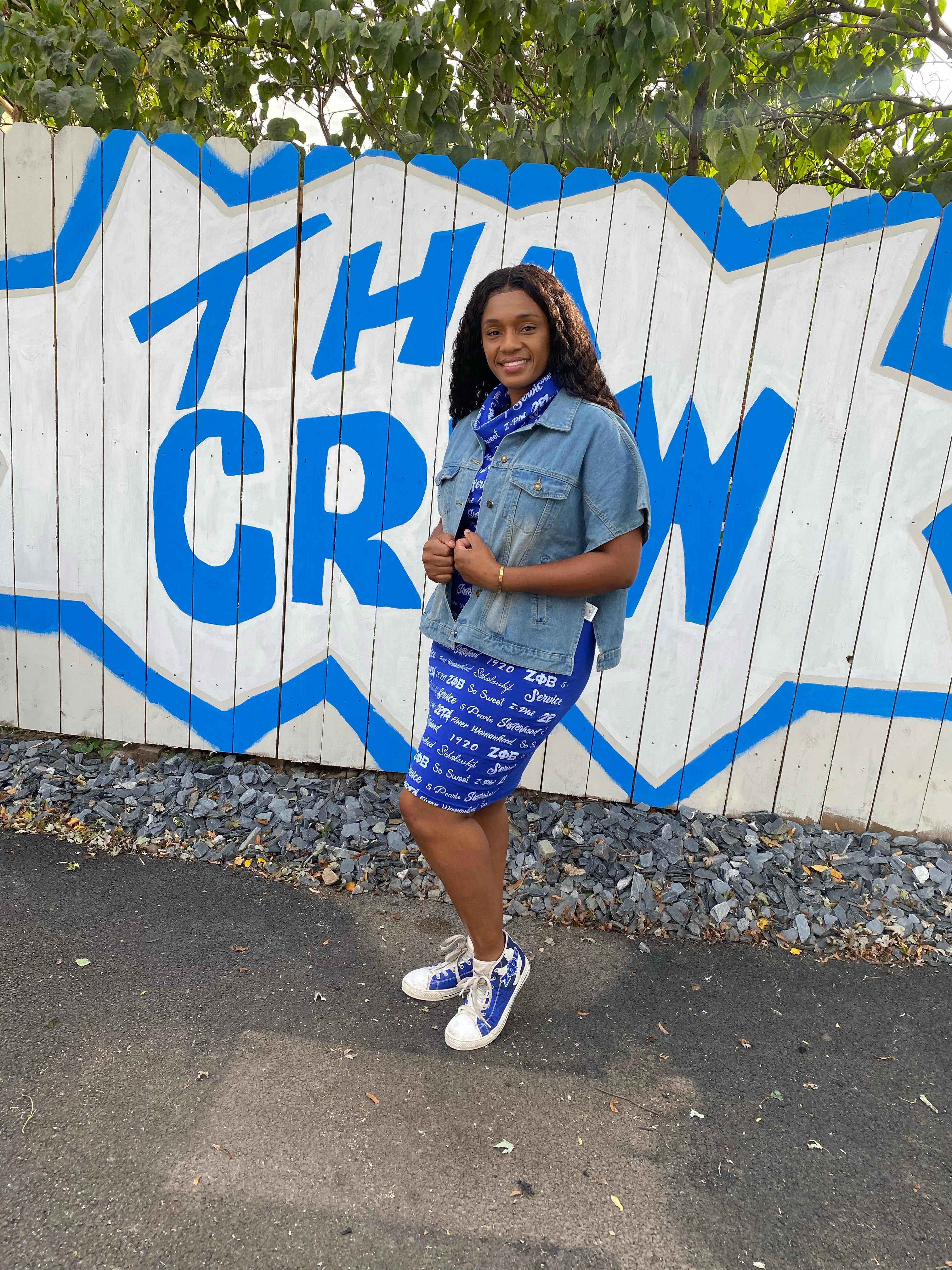 Nationally Approved Zeta word art dress