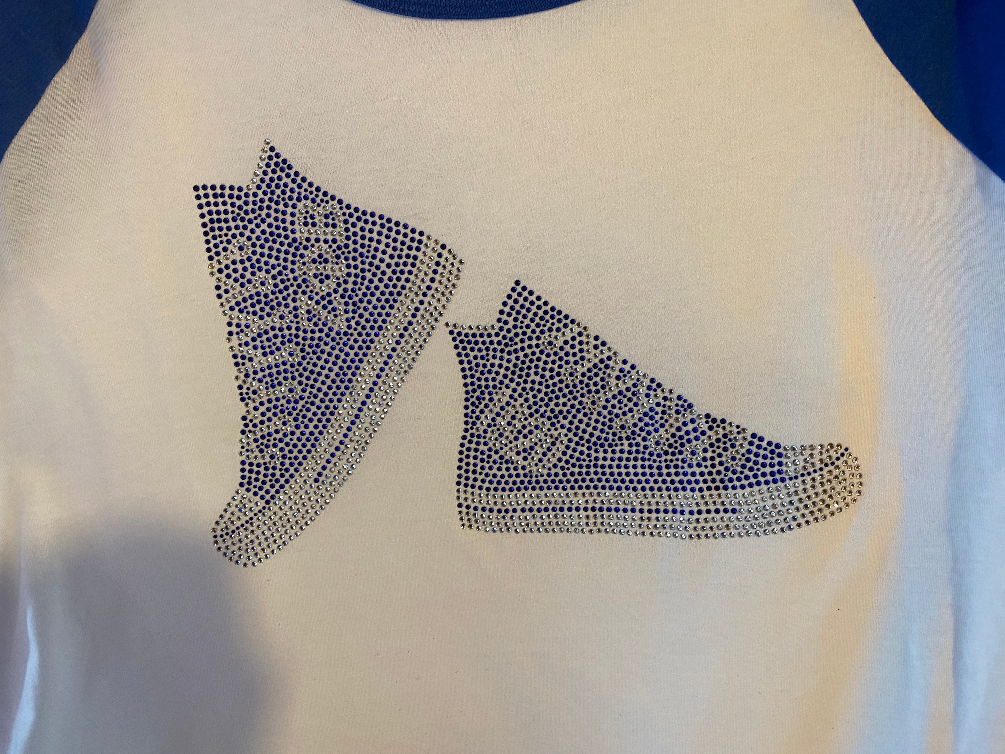 3/4 bling Zeta baseball tshirt