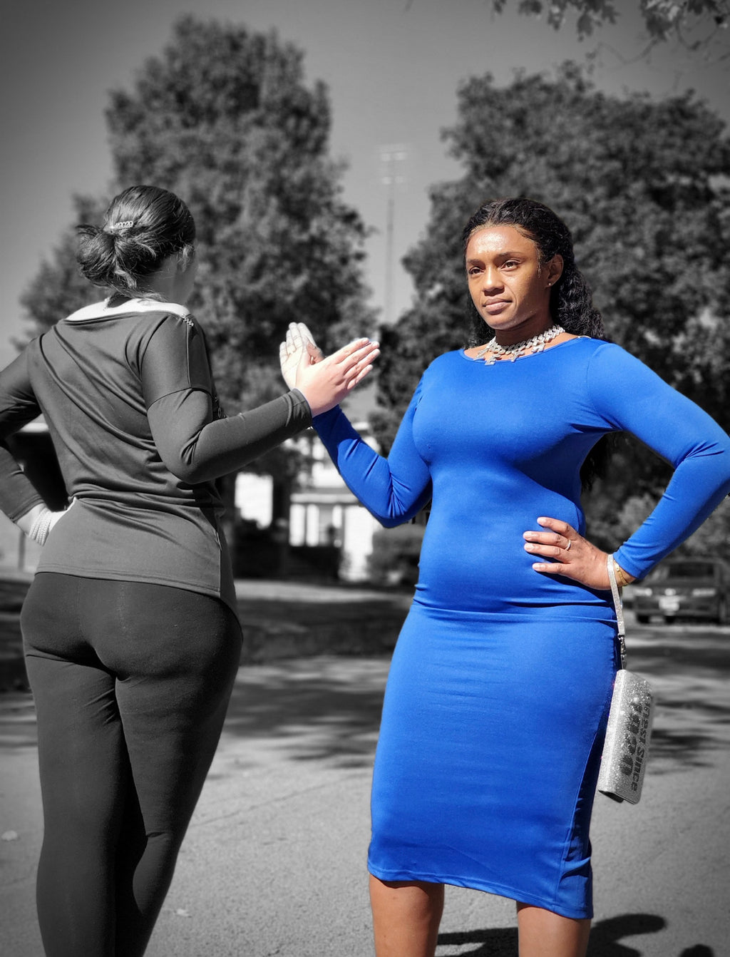 Zippy back dress