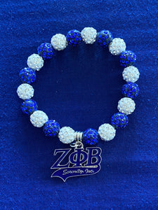 Zeta bling bead bracelet