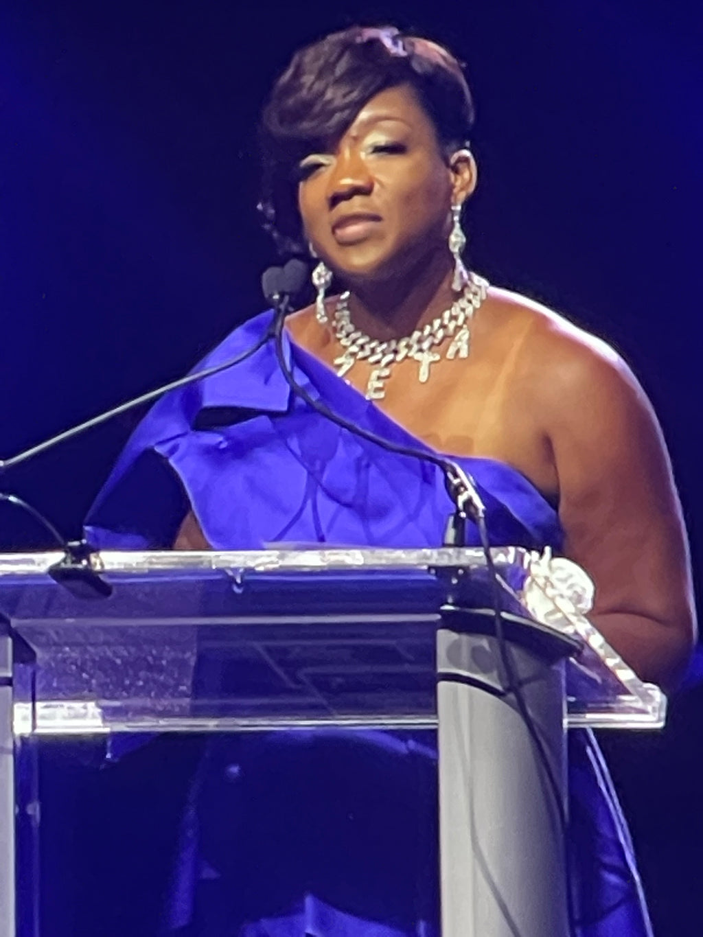 “The Gina” Baguette ZETA choker necklace