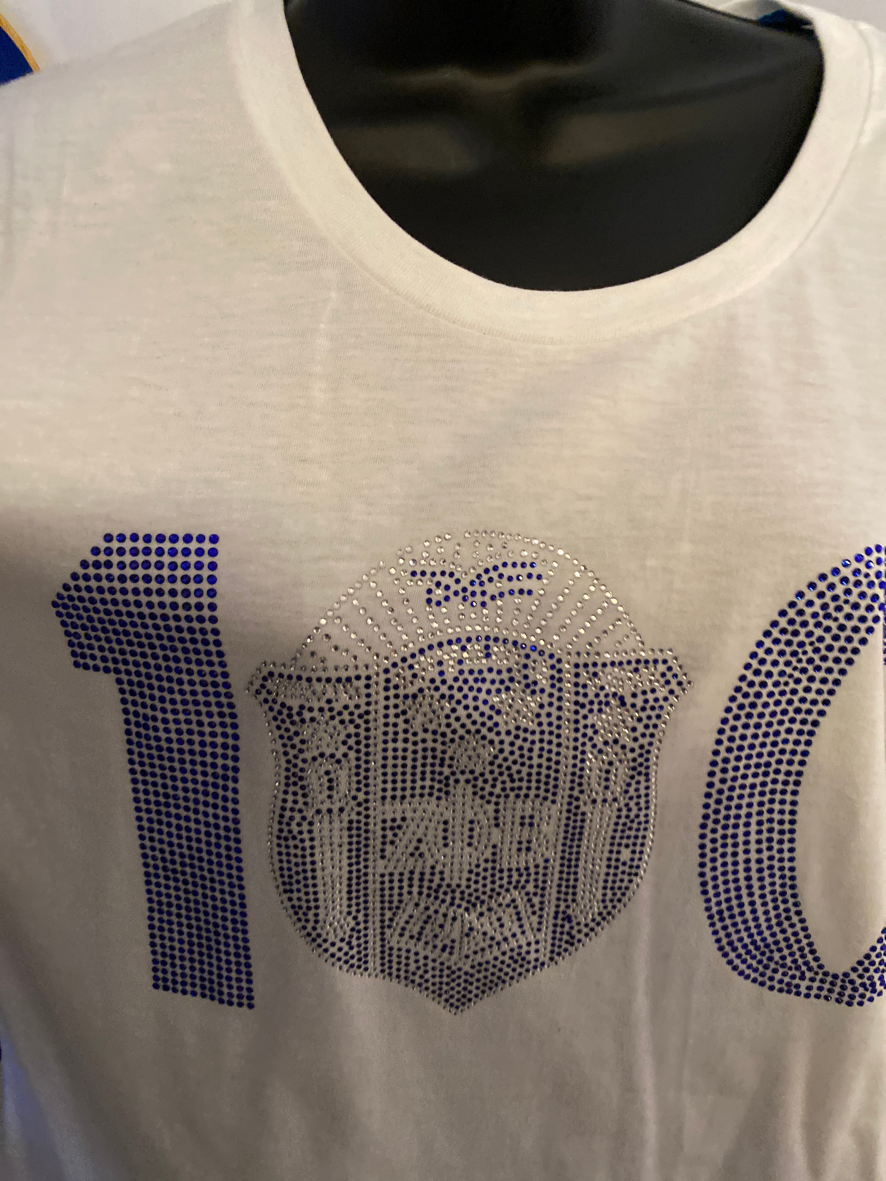 100 bling short sleeve shirt only