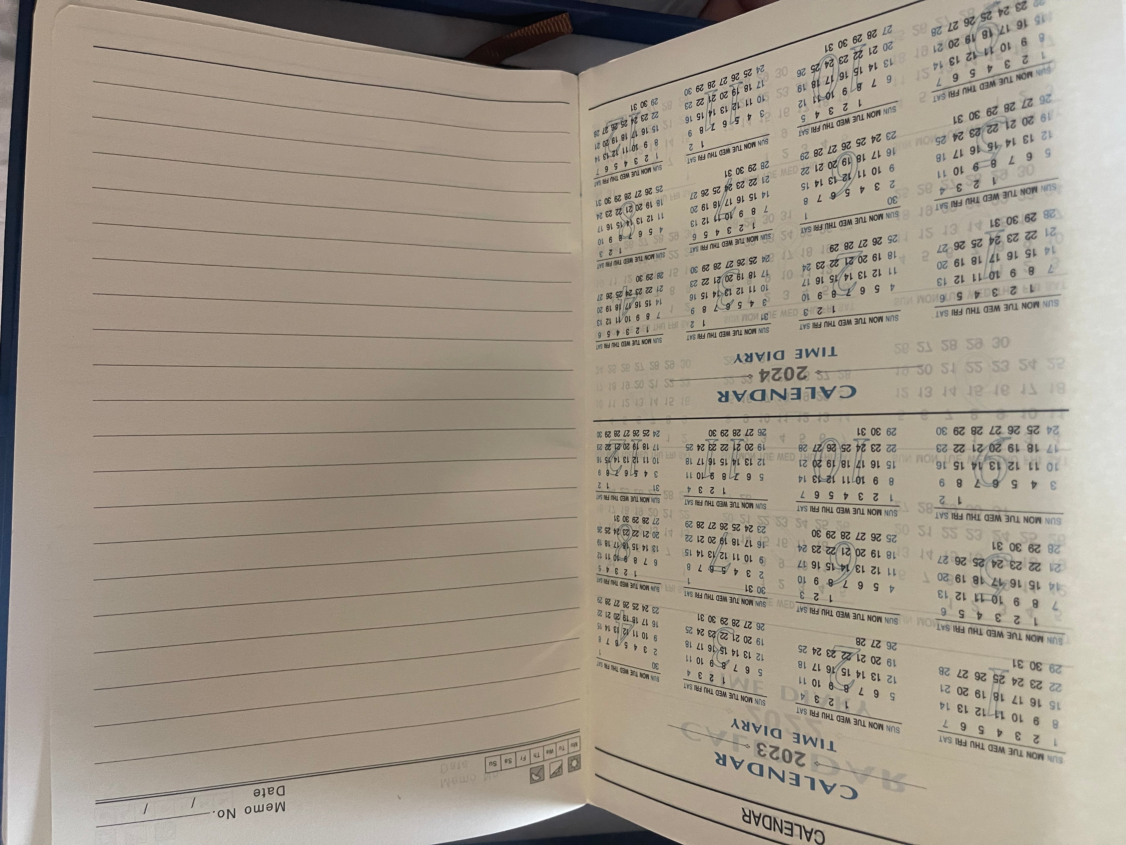 5.7x8.26 notebook & pen