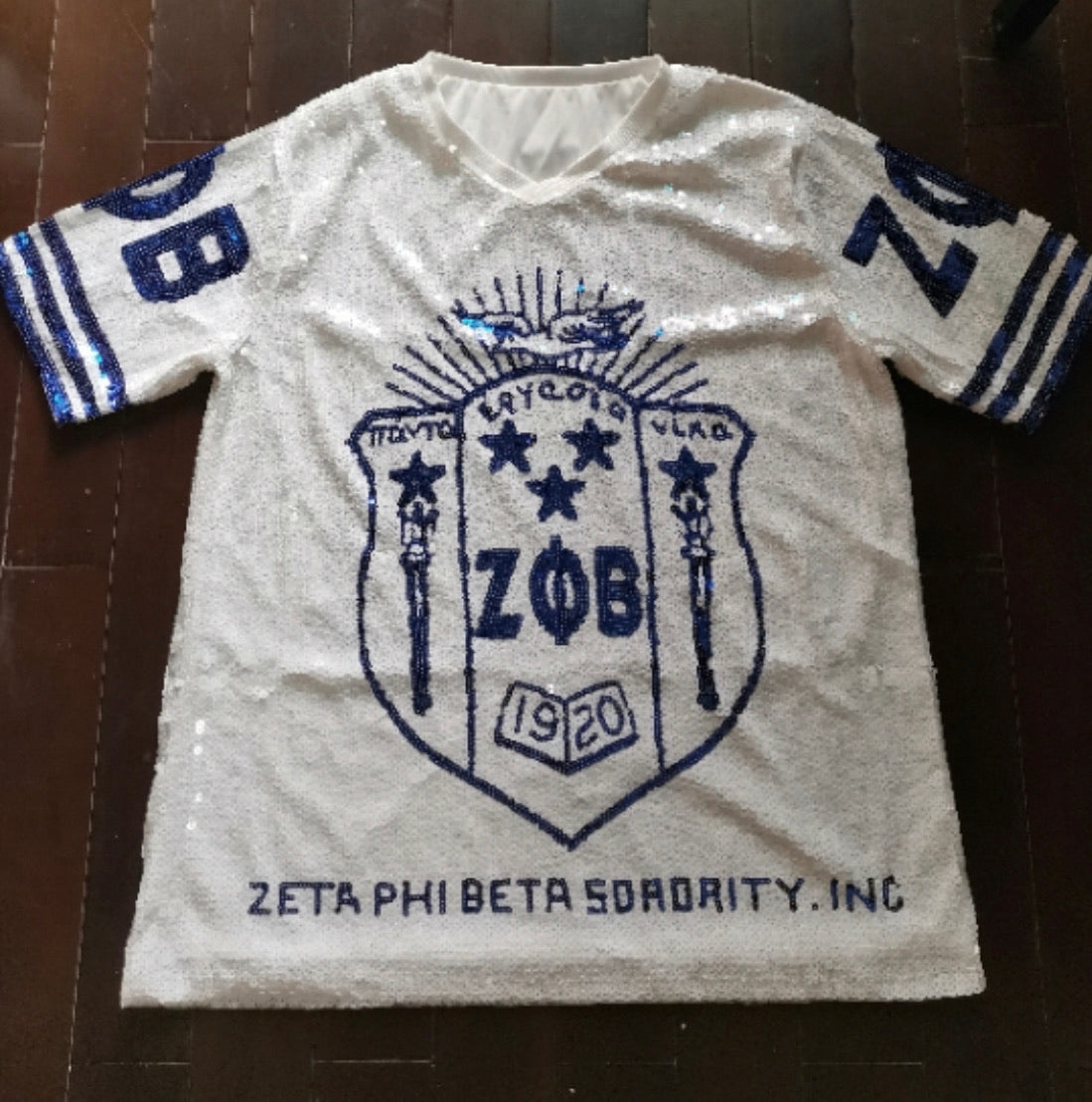 PRE-ORDER Zeta sequin jersey
